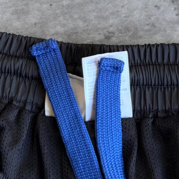 Vintage Y2K Athletic Works Black & Blue Baggy Grunge Opium Sweatpants - Picture 4 of 4